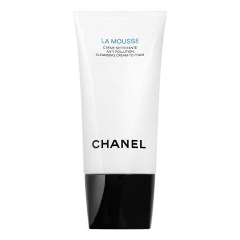 chanel la mousse anti-pollution cleansing cream-to-foam 150ml|chanel facial wash.